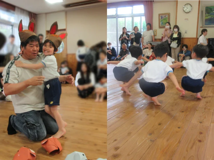 ゆり組保育参観の写真(福岡県久留米市)